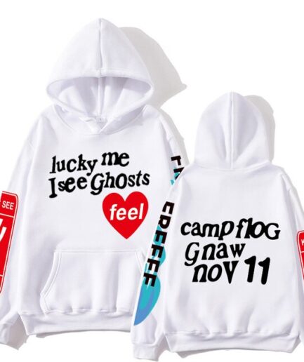 Lucky Me I See Ghosts CampFlog Hoodie
